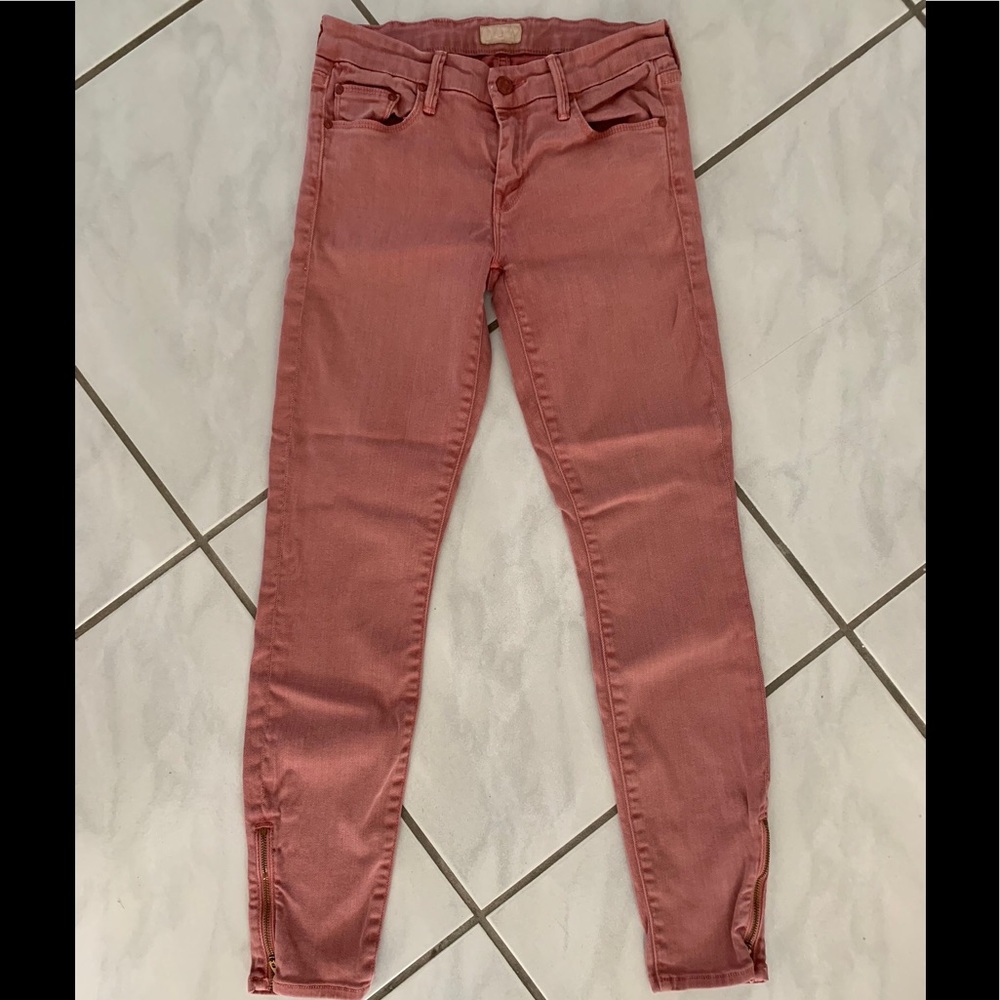 Mother zip ankle looker skinny jean size 26